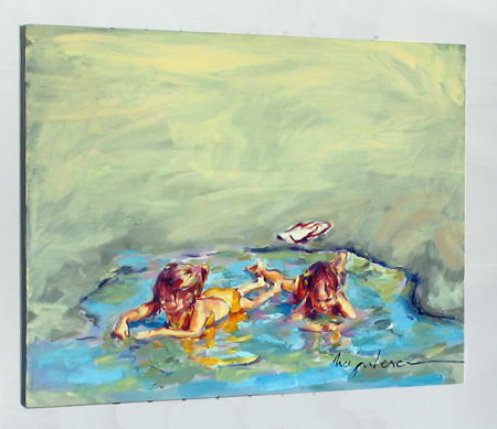 One of Negulescu's vibrant paintings of children