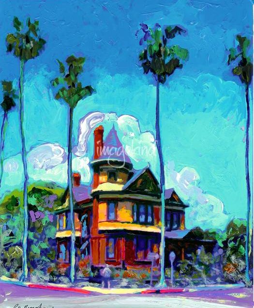 Britt Scripps house. Art by RD Riccoboni.